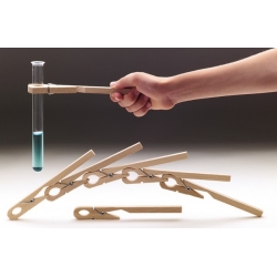 Pinza in legno per provette per Ø fino a  mm 30 - 370000103